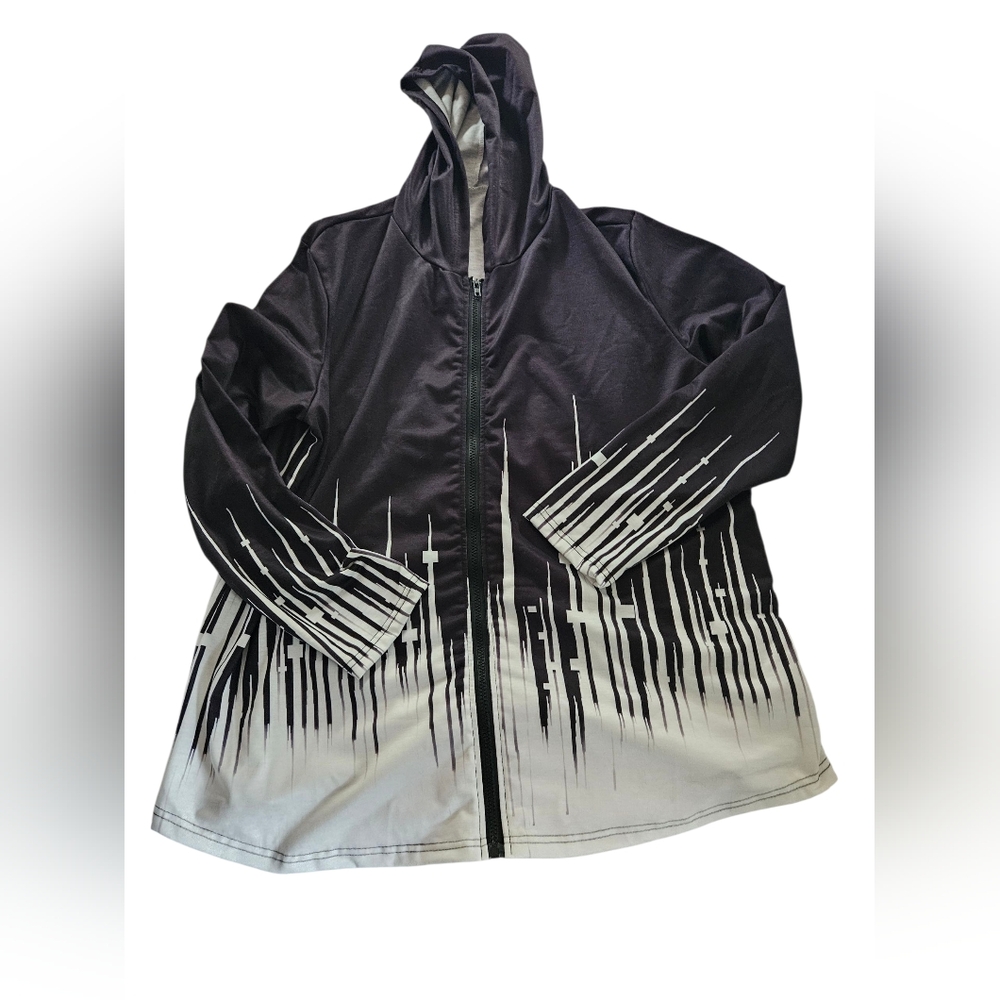 Source Unknown Black And White Gradient Track Pan… - image 5